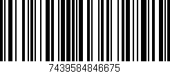 Código de barras (EAN, GTIN, SKU, ISBN): '7439584846675'