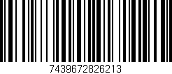Código de barras (EAN, GTIN, SKU, ISBN): '7439672826213'