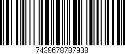 Código de barras (EAN, GTIN, SKU, ISBN): '7439678787938'
