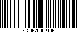 Código de barras (EAN, GTIN, SKU, ISBN): '7439679882106'