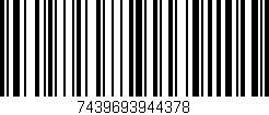 Código de barras (EAN, GTIN, SKU, ISBN): '7439693944378'
