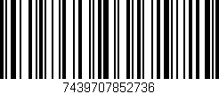 Código de barras (EAN, GTIN, SKU, ISBN): '7439707852736'