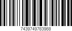 Código de barras (EAN, GTIN, SKU, ISBN): '7439749783968'