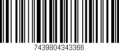 Código de barras (EAN, GTIN, SKU, ISBN): '7439804343366'