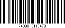 Código de barras (EAN, GTIN, SKU, ISBN): '7439813113479'