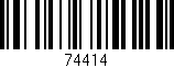Código de barras (EAN, GTIN, SKU, ISBN): '74414'