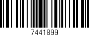 Código de barras (EAN, GTIN, SKU, ISBN): '7441899'