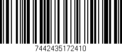 Código de barras (EAN, GTIN, SKU, ISBN): '7442435172410'