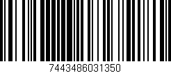 Código de barras (EAN, GTIN, SKU, ISBN): '7443486031350'