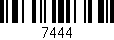 Código de barras (EAN, GTIN, SKU, ISBN): '7444'