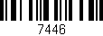 Código de barras (EAN, GTIN, SKU, ISBN): '7446'