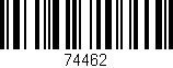 Código de barras (EAN, GTIN, SKU, ISBN): '74462'