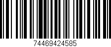 Código de barras (EAN, GTIN, SKU, ISBN): '74469424585'