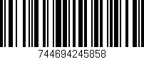 Código de barras (EAN, GTIN, SKU, ISBN): '744694245858'