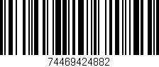 Código de barras (EAN, GTIN, SKU, ISBN): '74469424882'