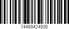 Código de barras (EAN, GTIN, SKU, ISBN): '74469424936'