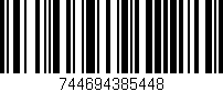 Código de barras (EAN, GTIN, SKU, ISBN): '744694385448'