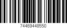 Código de barras (EAN, GTIN, SKU, ISBN): '74469448550'