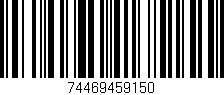 Código de barras (EAN, GTIN, SKU, ISBN): '74469459150'