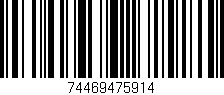 Código de barras (EAN, GTIN, SKU, ISBN): '74469475914'