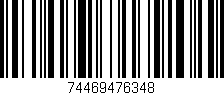 Código de barras (EAN, GTIN, SKU, ISBN): '74469476348'