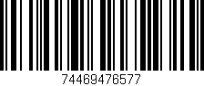 Código de barras (EAN, GTIN, SKU, ISBN): '74469476577'