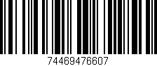 Código de barras (EAN, GTIN, SKU, ISBN): '74469476607'