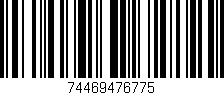 Código de barras (EAN, GTIN, SKU, ISBN): '74469476775'