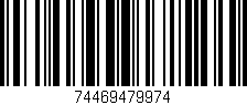 Código de barras (EAN, GTIN, SKU, ISBN): '74469479974'