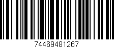 Código de barras (EAN, GTIN, SKU, ISBN): '74469481267'