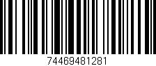 Código de barras (EAN, GTIN, SKU, ISBN): '74469481281'