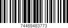Código de barras (EAN, GTIN, SKU, ISBN): '74469483773'