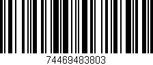 Código de barras (EAN, GTIN, SKU, ISBN): '74469483803'