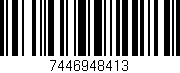 Código de barras (EAN, GTIN, SKU, ISBN): '7446948413'