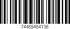 Código de barras (EAN, GTIN, SKU, ISBN): '74469484138'