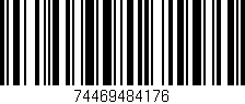 Código de barras (EAN, GTIN, SKU, ISBN): '74469484176'