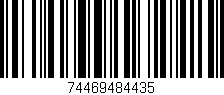 Código de barras (EAN, GTIN, SKU, ISBN): '74469484435'