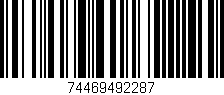 Código de barras (EAN, GTIN, SKU, ISBN): '74469492287'
