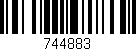 Código de barras (EAN, GTIN, SKU, ISBN): '744883'