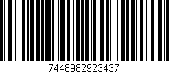 Código de barras (EAN, GTIN, SKU, ISBN): '7448982923437'