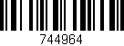 Código de barras (EAN, GTIN, SKU, ISBN): '744964'