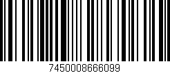 Código de barras (EAN, GTIN, SKU, ISBN): '7450008666099'