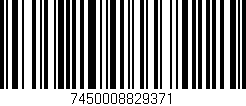Código de barras (EAN, GTIN, SKU, ISBN): '7450008829371'