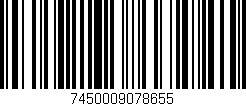 Código de barras (EAN, GTIN, SKU, ISBN): '7450009078655'