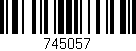 Código de barras (EAN, GTIN, SKU, ISBN): '745057'