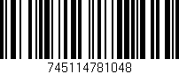 Código de barras (EAN, GTIN, SKU, ISBN): '745114781048'