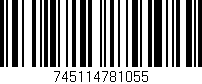 Código de barras (EAN, GTIN, SKU, ISBN): '745114781055'