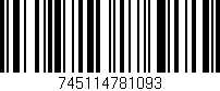 Código de barras (EAN, GTIN, SKU, ISBN): '745114781093'