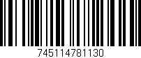 Código de barras (EAN, GTIN, SKU, ISBN): '745114781130'