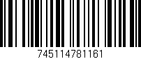 Código de barras (EAN, GTIN, SKU, ISBN): '745114781161'